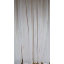Zavjesa gotova s trakom za nabiranje - 1, 1_2 (180x300) (Dezen 309) bijela